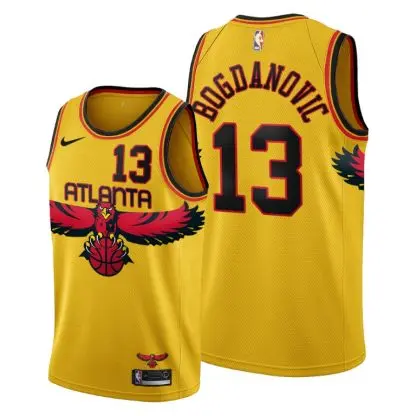 Atlanta Hawks Jordan Statement Edition Swingman Jersey 22 - Black - Bogdan  Bogdanovic - Youth