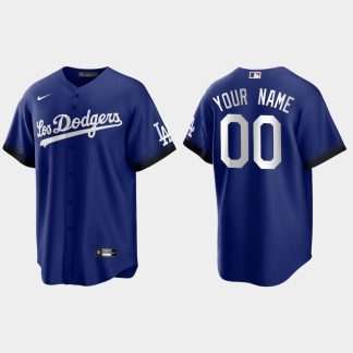 Men's Custom Los Angeles Dodgers Custom Roster Name & Number T-Shirt - Royal