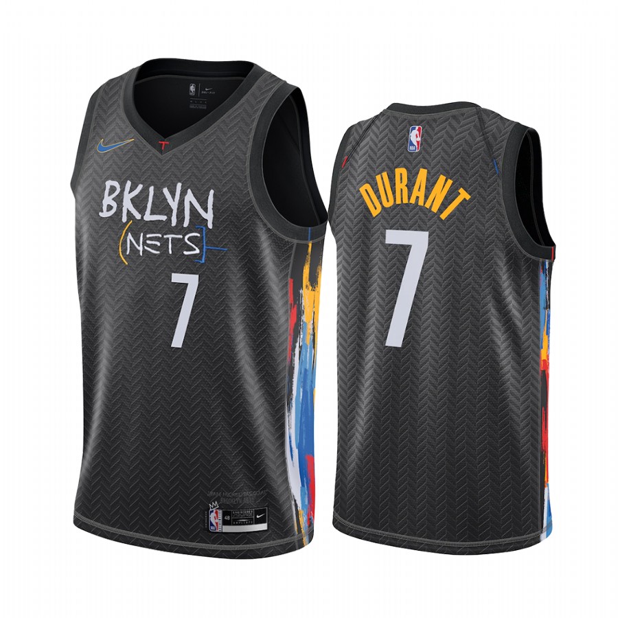 Nike Nets #7 Kevin Durant Black NBA Swingman 2022-21 City Edition ...