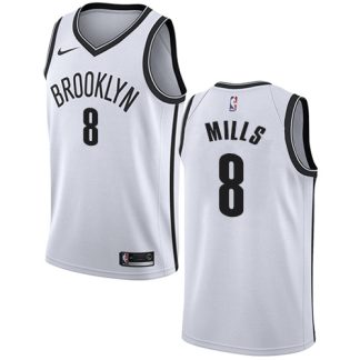 Nike Nets #8 Patty Mills White NBA Swingman Association Edition Jersey ...