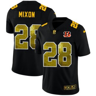 NFL_Jerseys Jersey Cincinnati''Bengals'' #28 Joe Mixon 1 Ja'Marr