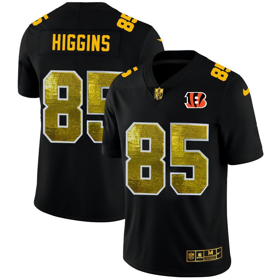 Men's Nike Tee Higgins Black Cincinnati Bengals Vapor Untouchable Limited Jersey Size: Medium