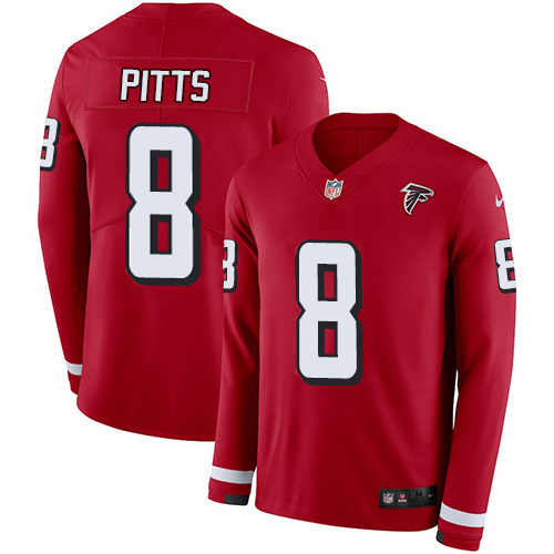 Nike Men's Atlanta Falcons Kyle Pitts #8 Black T-Shirt