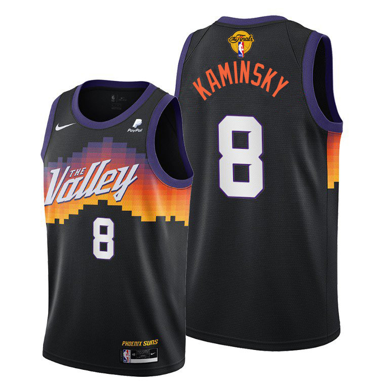 Nike Suns #8 Frank Kaminsky Men's 2022 NBA Finals Bound City Edition ...