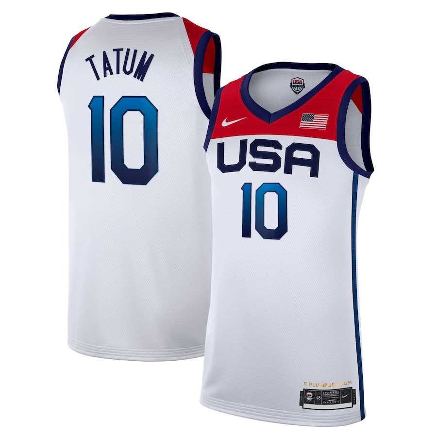 Men's Nike Jayson Tatum White USA Basketball 2022 Summer Olympics