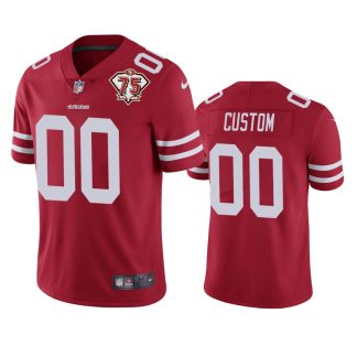 San Francisco 49ers Nike Alternate Vapor Elite Custom Jersey - Scarlet