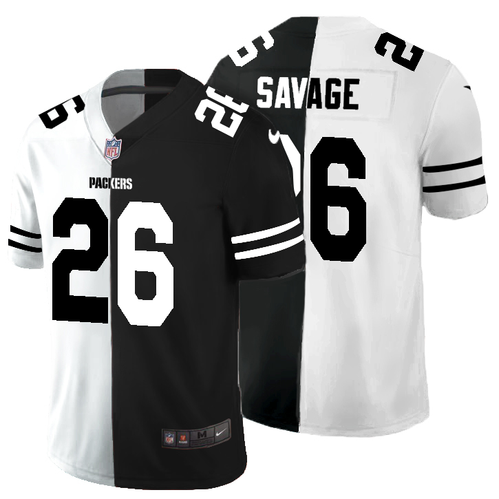 Nike Packers 26 Darnell Savage Jr. Black Jesus Faith Edition Limited Jersey