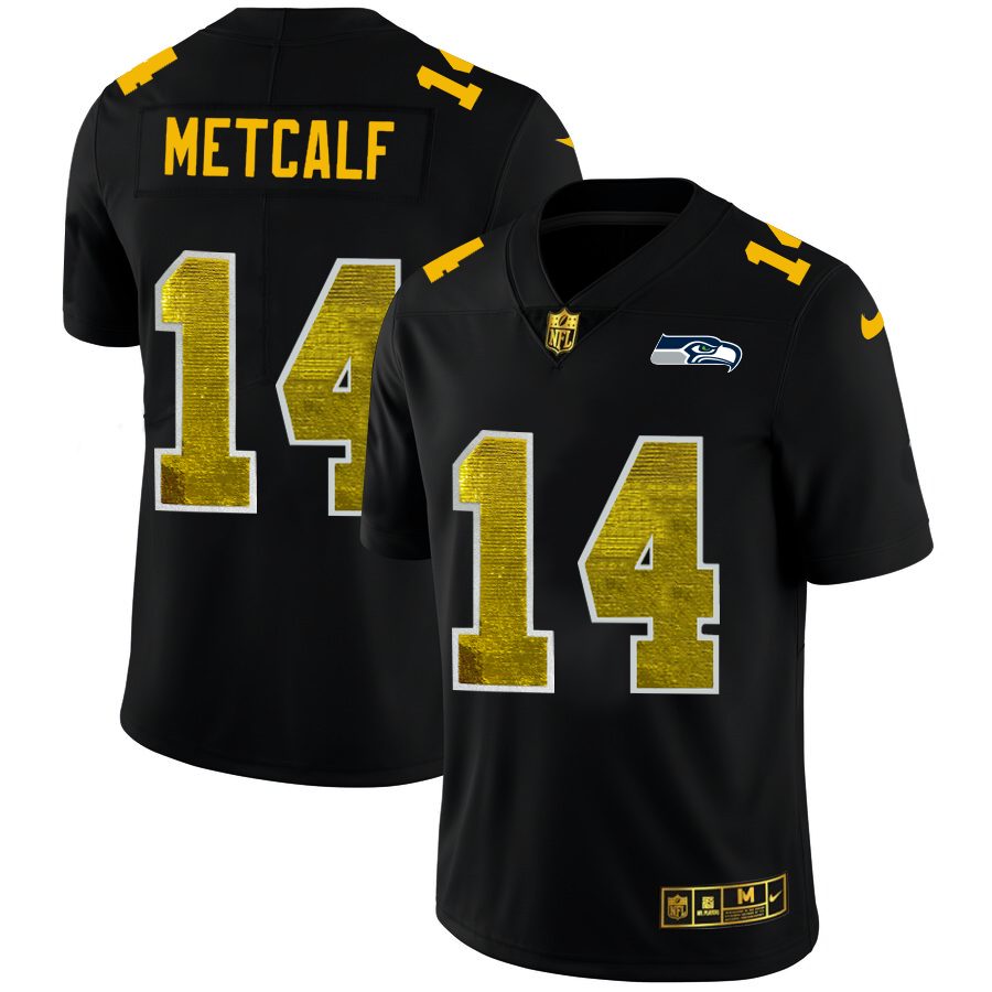 Seattle Seahawks D.K. Metcalf Black 2019 Vapor Limited Golden