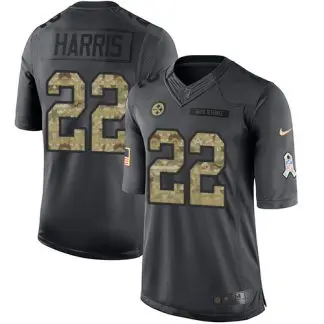 Steelers Najee Harris #22 Nike Men's Limited Salute to Service Jersey - L