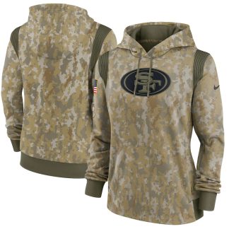 San Francisco 49ers Nike 2022 Salute To Service Therma Performance Pullover  Hoodie - Camo - Youth