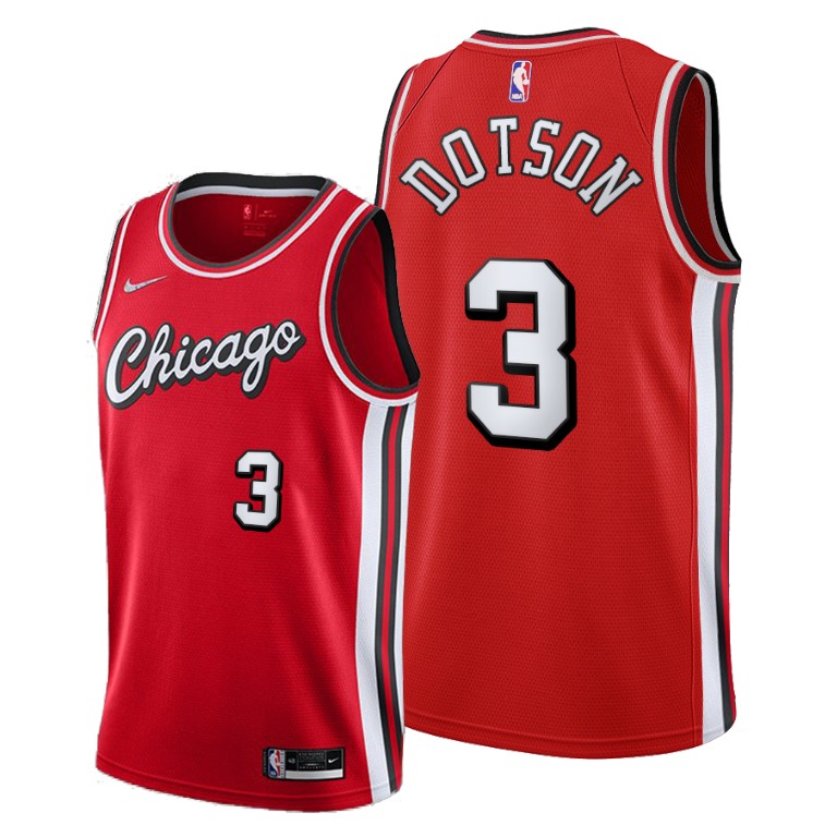 Chicago Bulls Devon Dotson 3 Nba 2021-22 City Brandedition Red Jersey Gift  For Bulls Fans - Dingeas