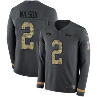 Men's Nike Zach Wilson Black New York Jets Rflctv Limited Jersey Size: Small