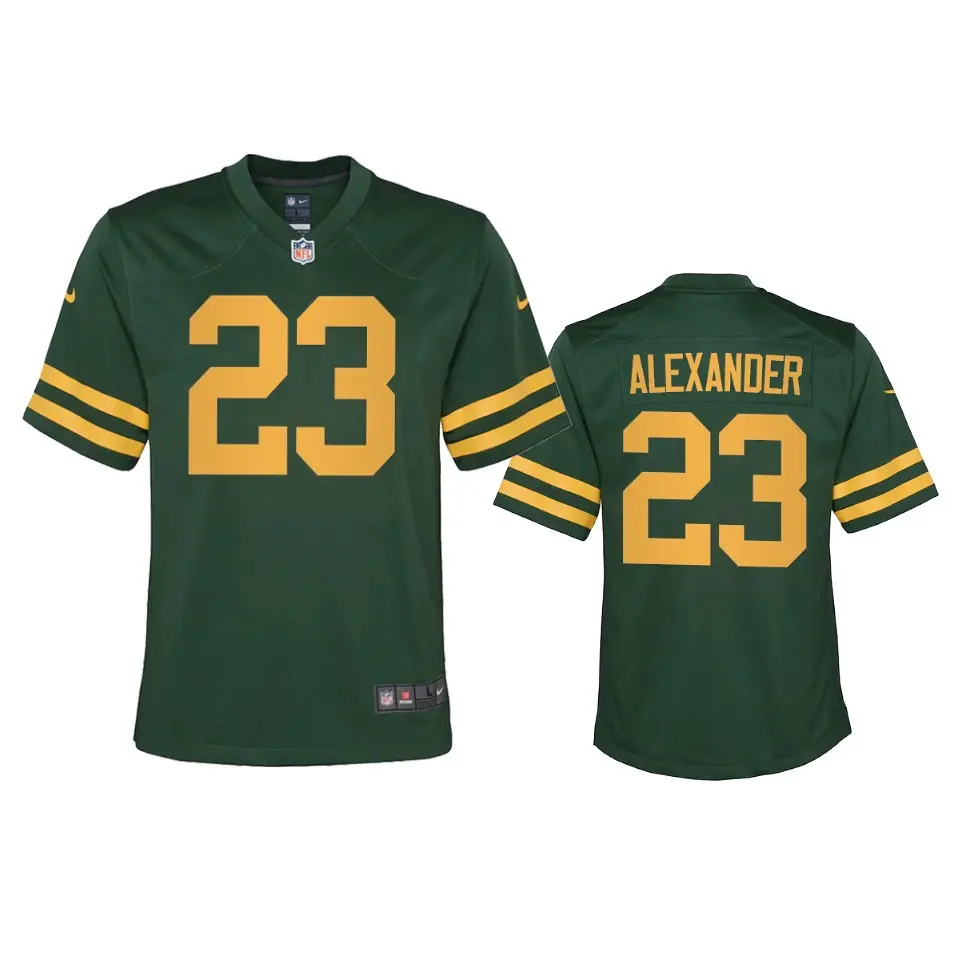 Youth Green Bay Packers Jaire Alexander Nike Green Alternate Game